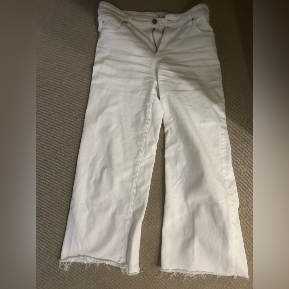Ag Adriano Goldschmied White Chinos Straight Leg